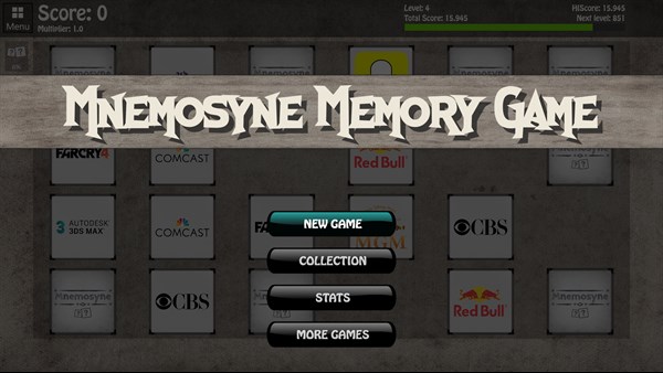 Mnemosyne Memory Game — 1