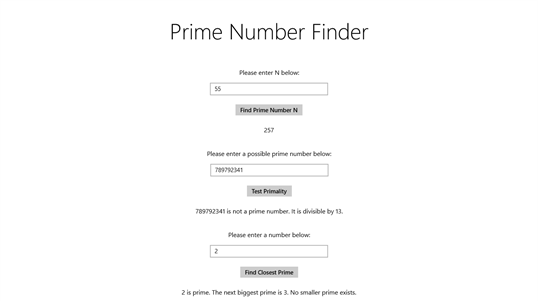 Prime Number Finder screenshot 4