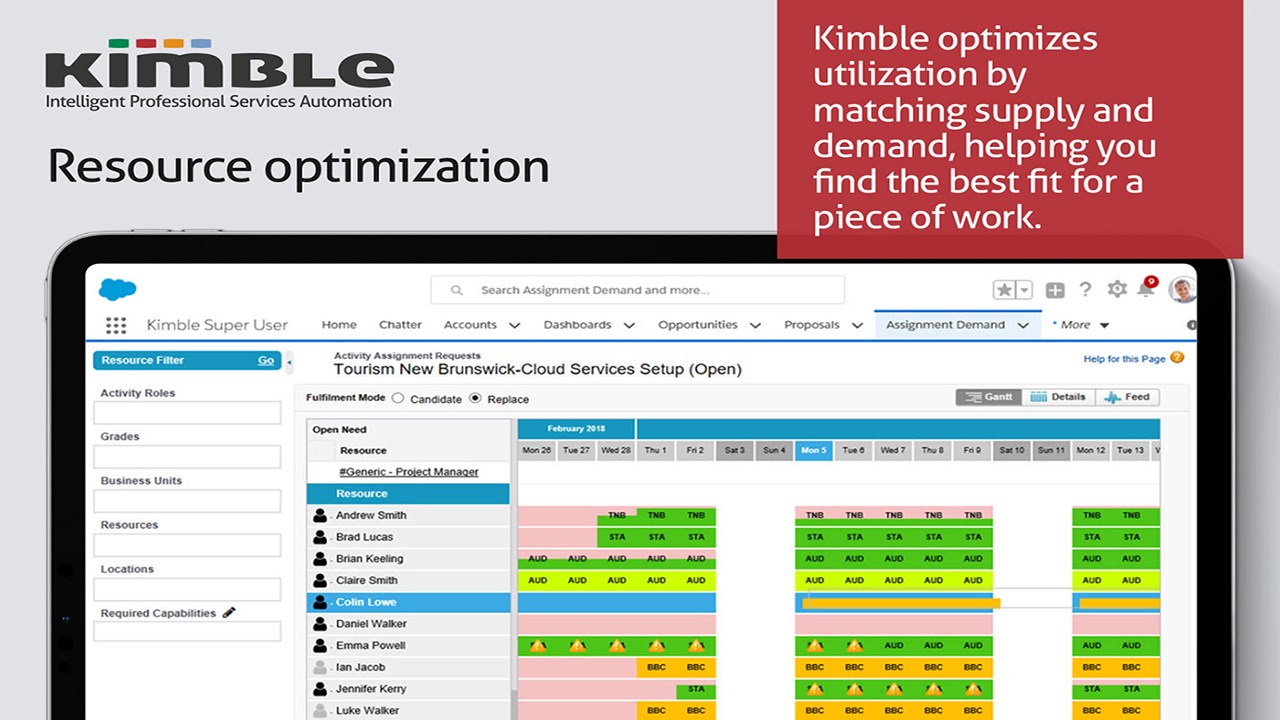 Snapshot 7 of Kimble Professional Services Automation (PSA)