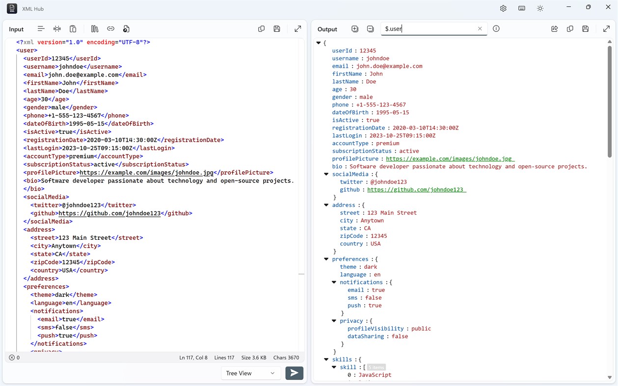 #10. XML Hub (Windows) Bởi: Aadhil RF