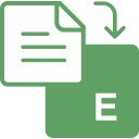 Convert PDF to Excel icon