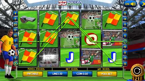 Soccer Slot Machine 3D Screenshots 2