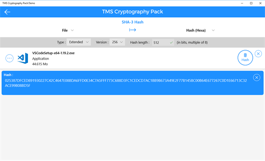 TMS Cryptography Pack Demo screenshot 3