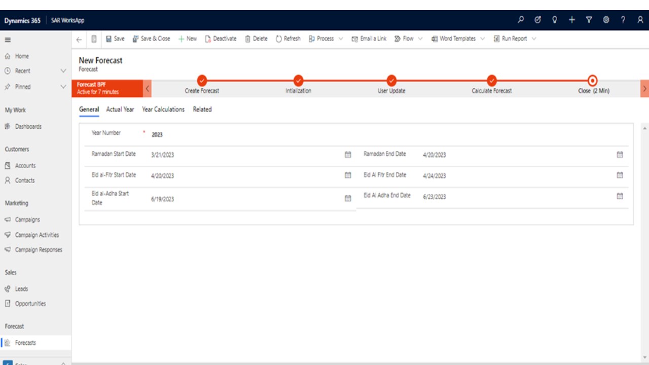 Snapshot 1 of Sales Forecasting