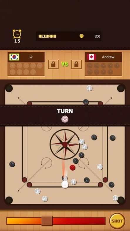 #7. Carrom Champion (Windows) By: MOBIRIX Corporation