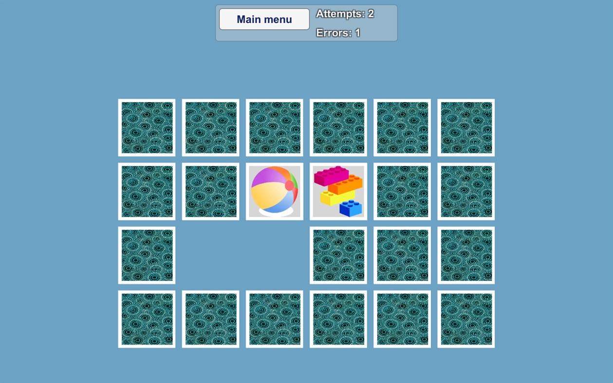 #6. Memory game - very fun (Windows) 由: Wagner Ponciano de Souza