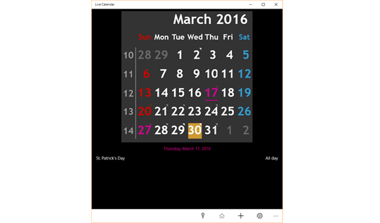 Live Calendar screenshot 3