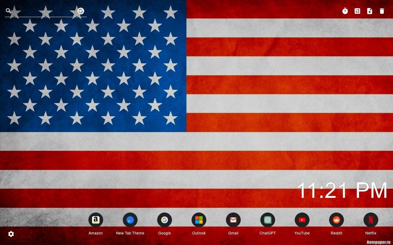 United States Flag Wallpaper New Tab