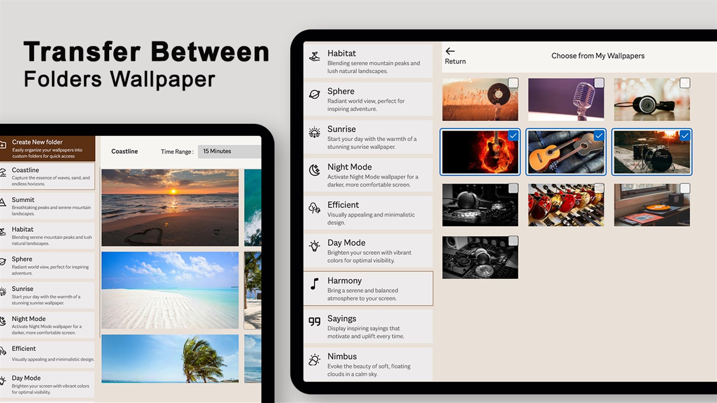 #5. Desktop Organizer: Wallpapers for Desktop (Windows) By: White Peacock