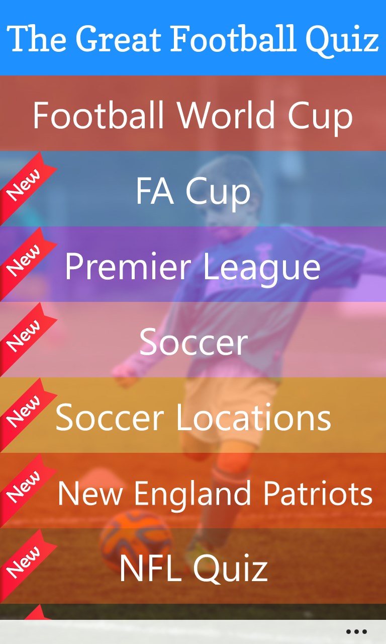 The Great Football Quiz for Windows 10