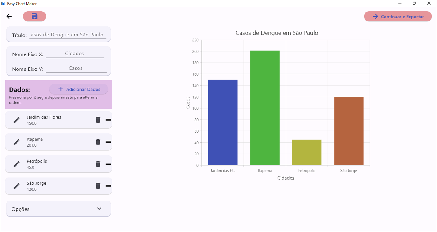 #2. Easy Chart Create (Windows) Podle: Reitz Apps