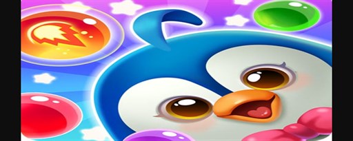 Penguin Bubble Shoot Winter Game marquee promo image