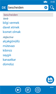 Turkish German dictionary ProDict Free screenshot 2