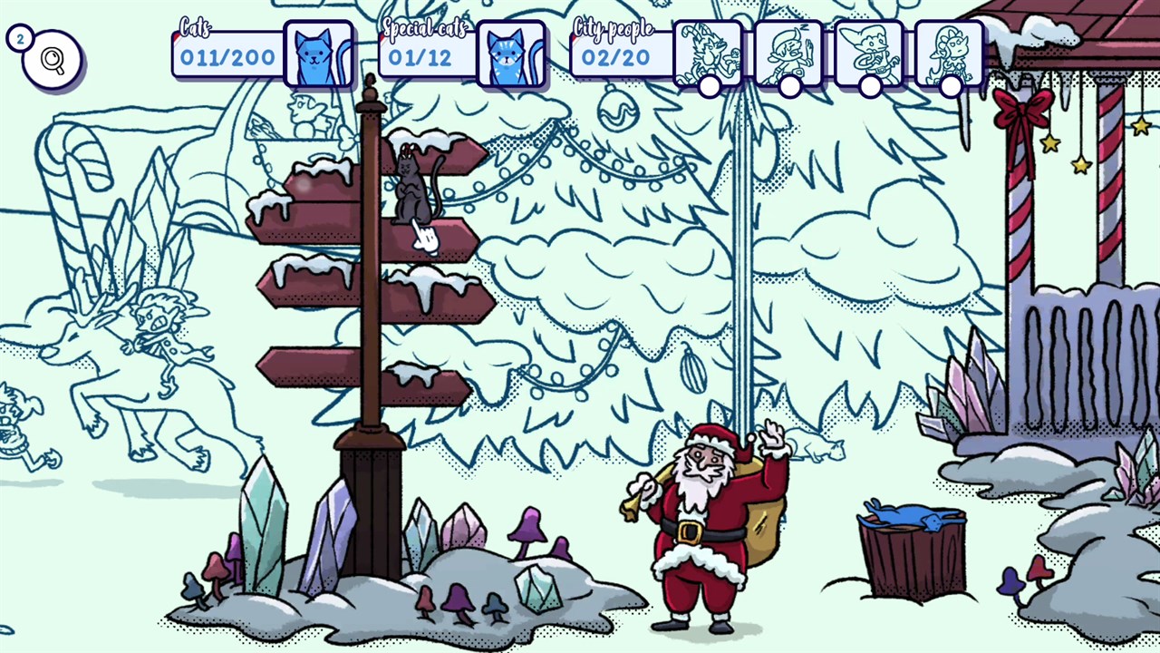 Hidden Cats in Santa's Realm screenshot 2