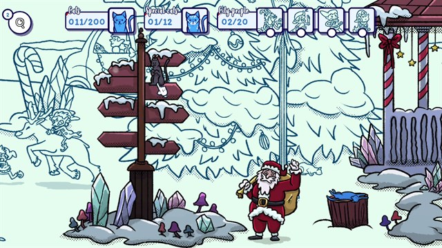 Hidden Cats in Santa's Realm screenshot 2