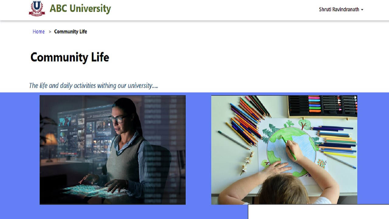 Snapshot 1 of TCS Connected Scholars on Microsoft Dynamics 365