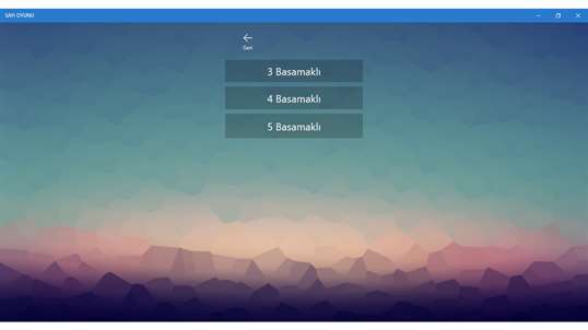 SAYI OYUNU screenshot 3