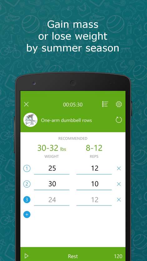 My Fitness - app for strength training Screenshots 2