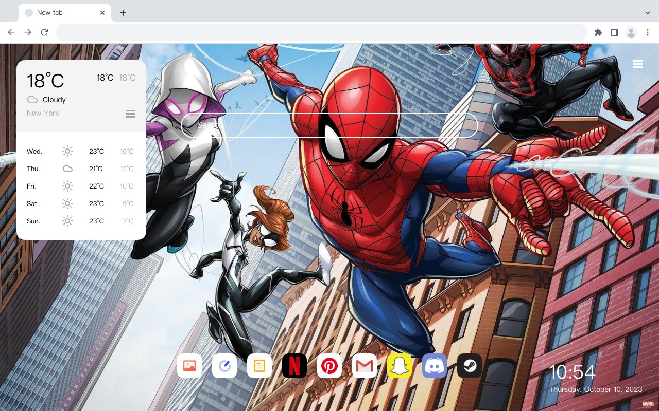 "Spider-Man" 4K wallpaper HomePage