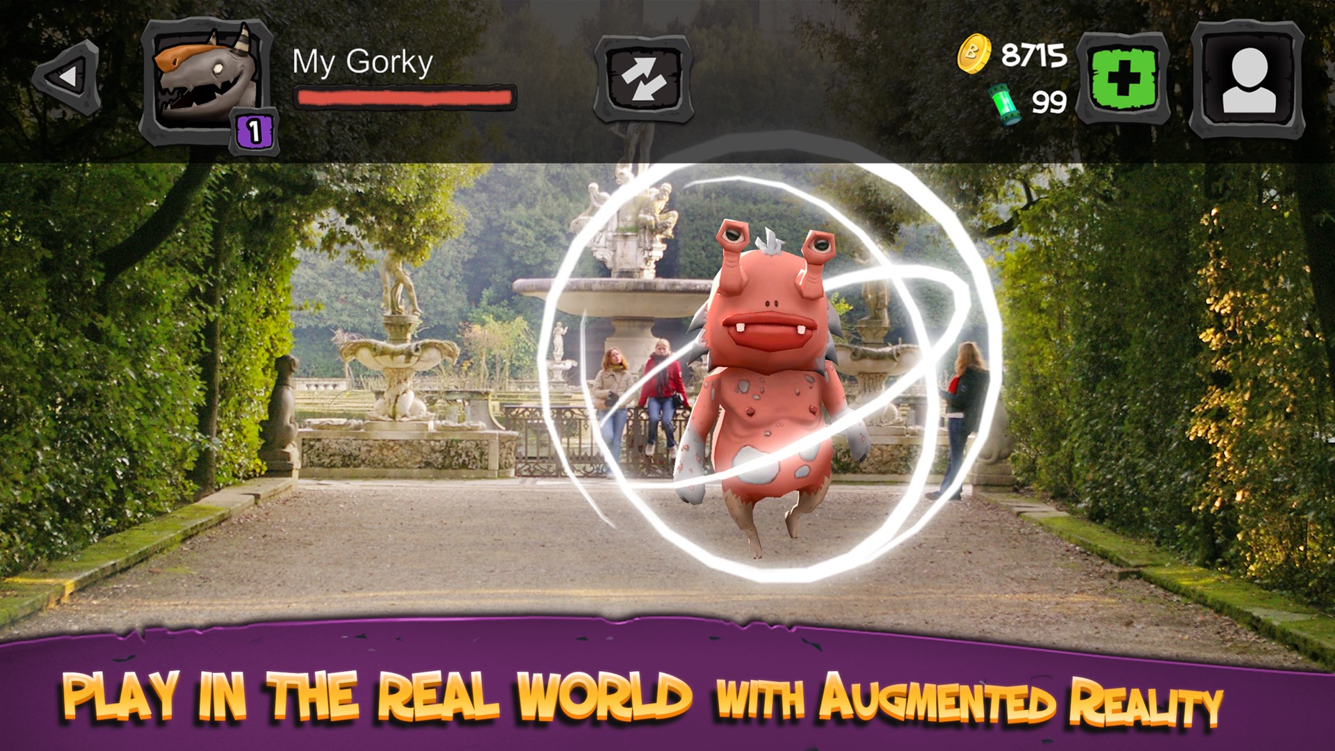 Play in the real world with Augmented Reality