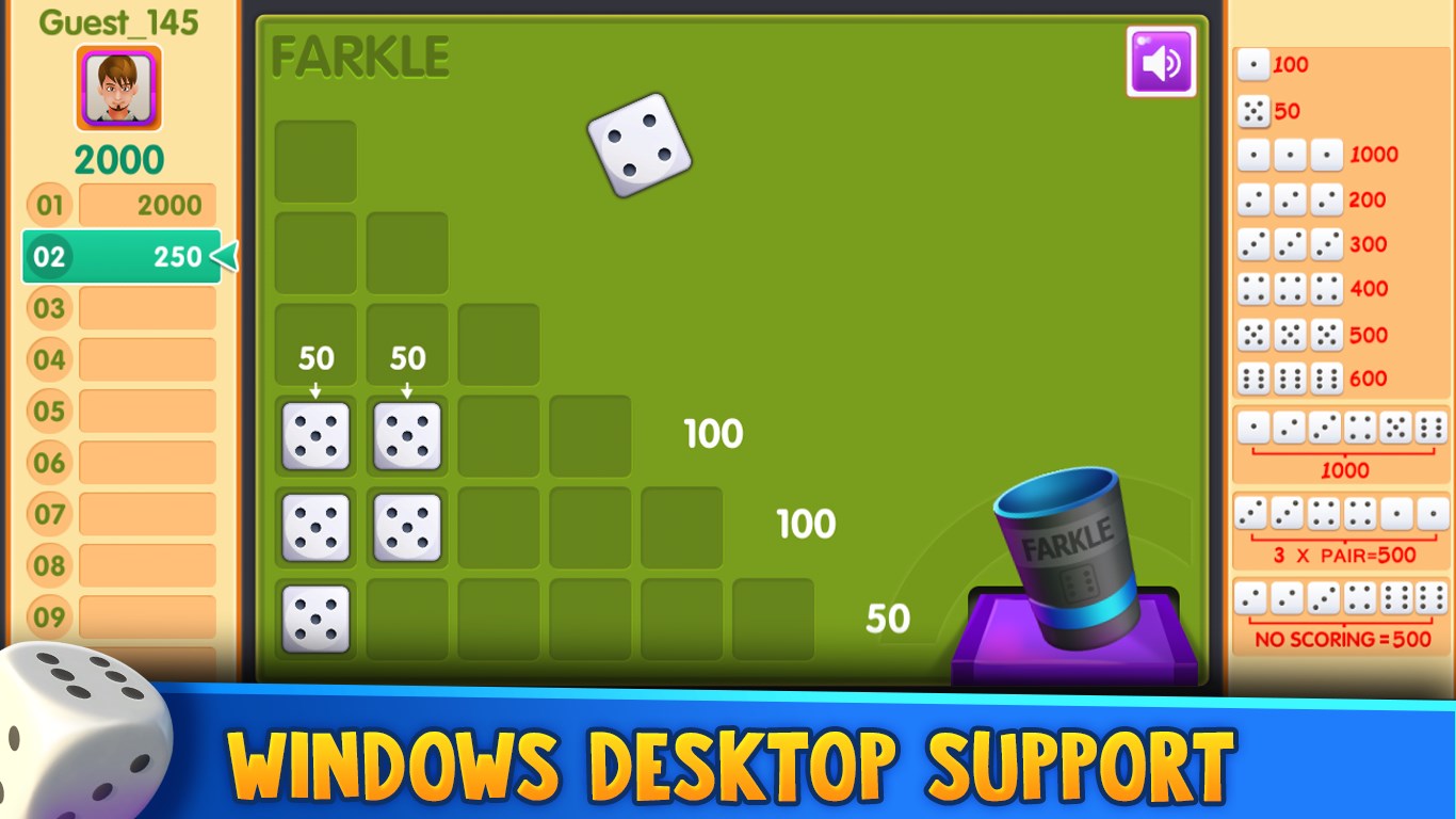 Captura de Pantalla 4 Farkle Board Game windows