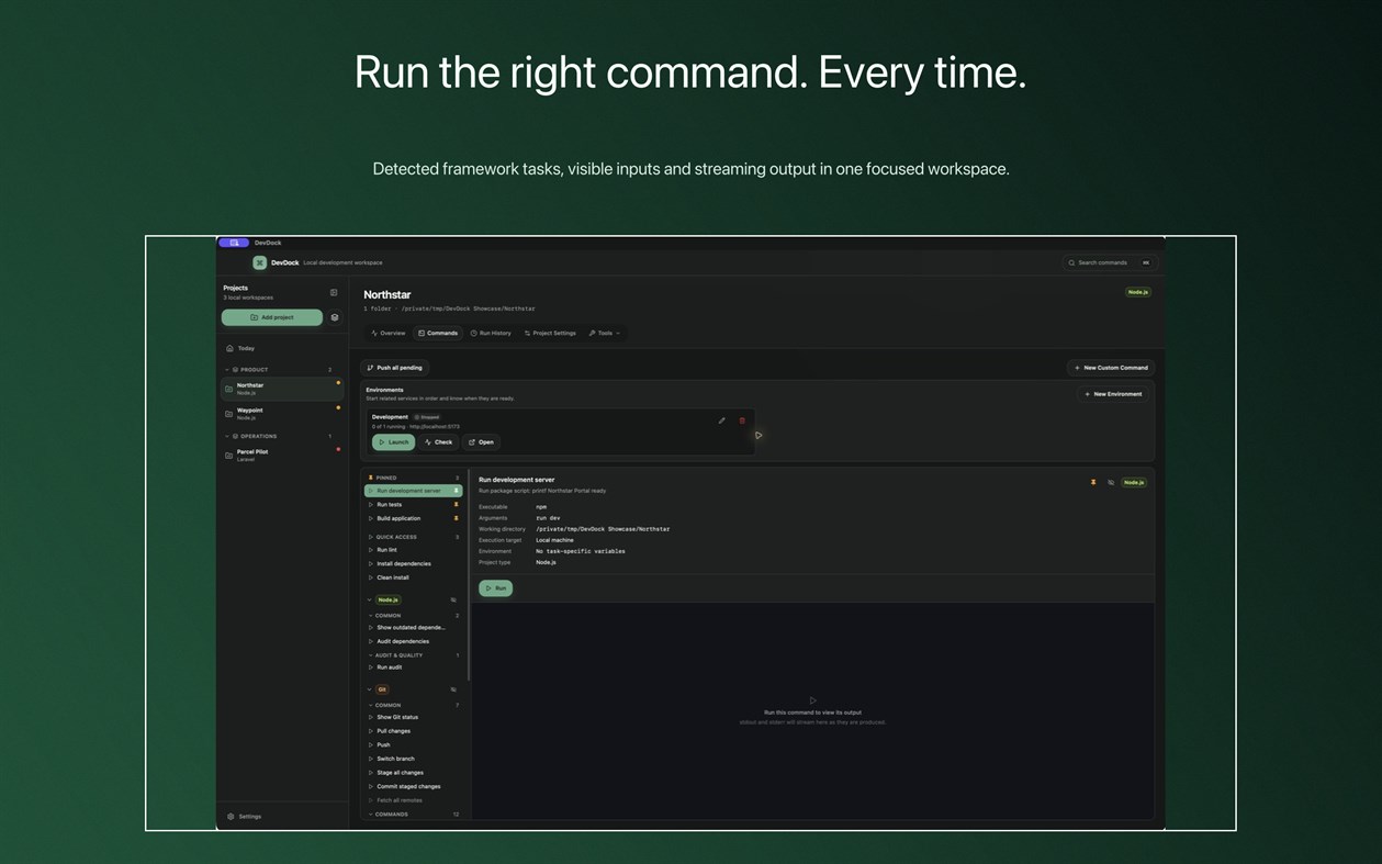 #6. Dev Dock (Windows) By: Martin Grüner