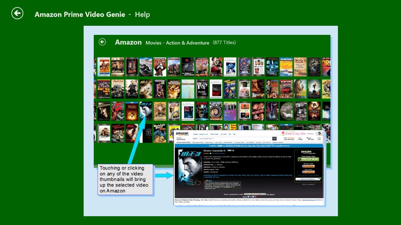 Finder for Amazon Prime Videos for Windows 10 free ...