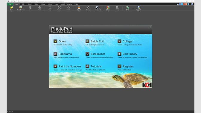 photopad image editor demo