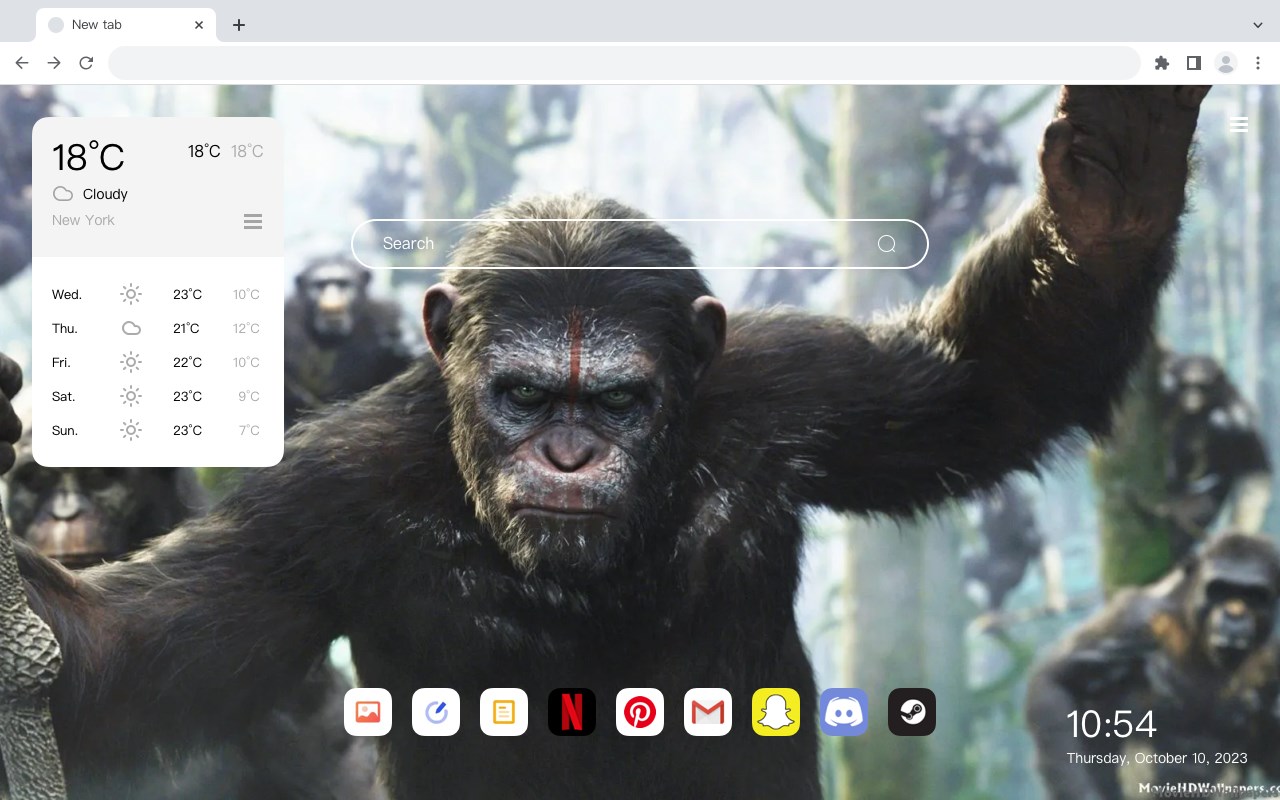 Rise of the Planet of the Apes HomePage
