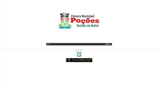 Web Radio Câmara Pocões screenshot 1