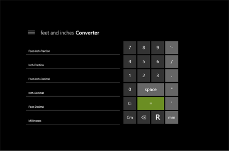 Feet and Inches Converter Screenshots 1