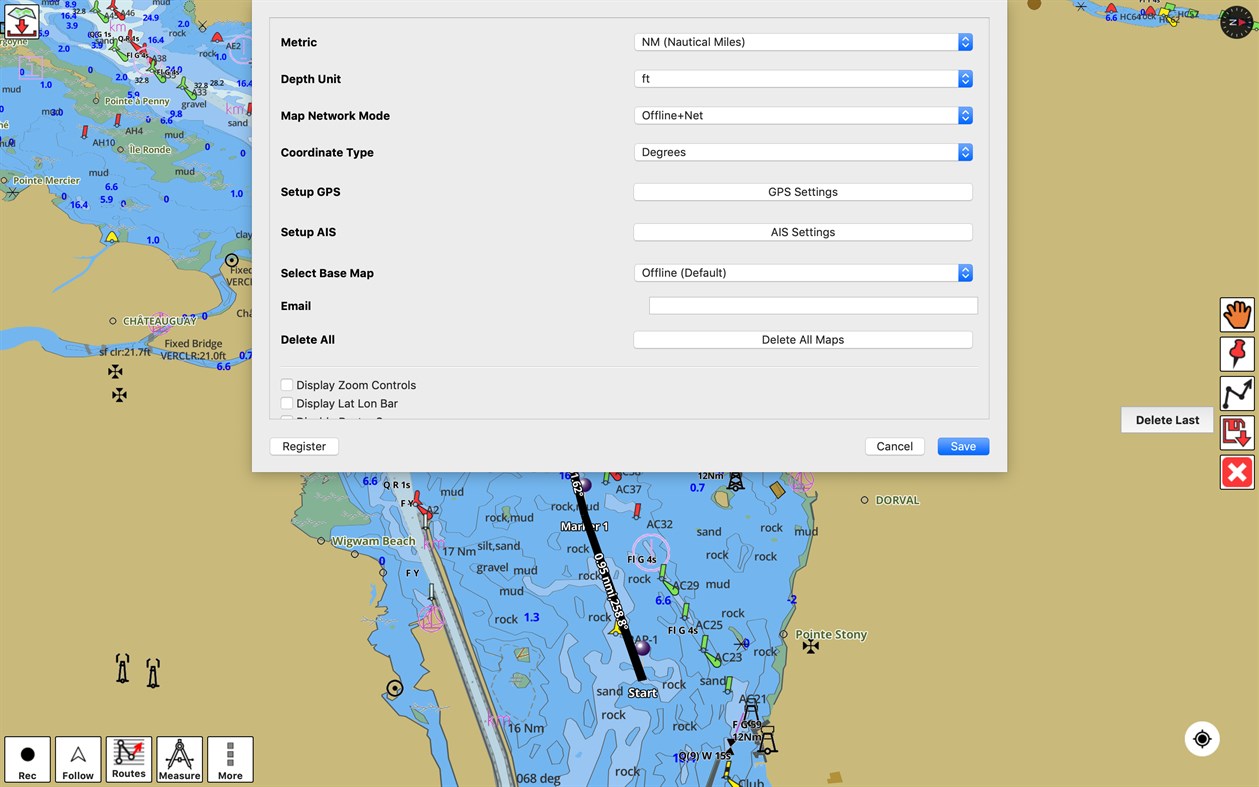 #6. i-Boating : Marine Navigation Charts & Lake Maps GPS (Windows) بواسطة: Bist LLC