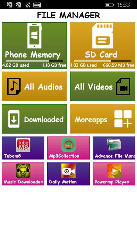 File Manager Metro Screenshots 1