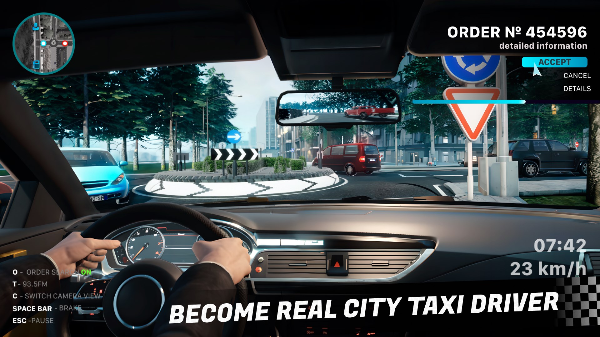 Driving Taxi Simulator - City Car Racing screenshot