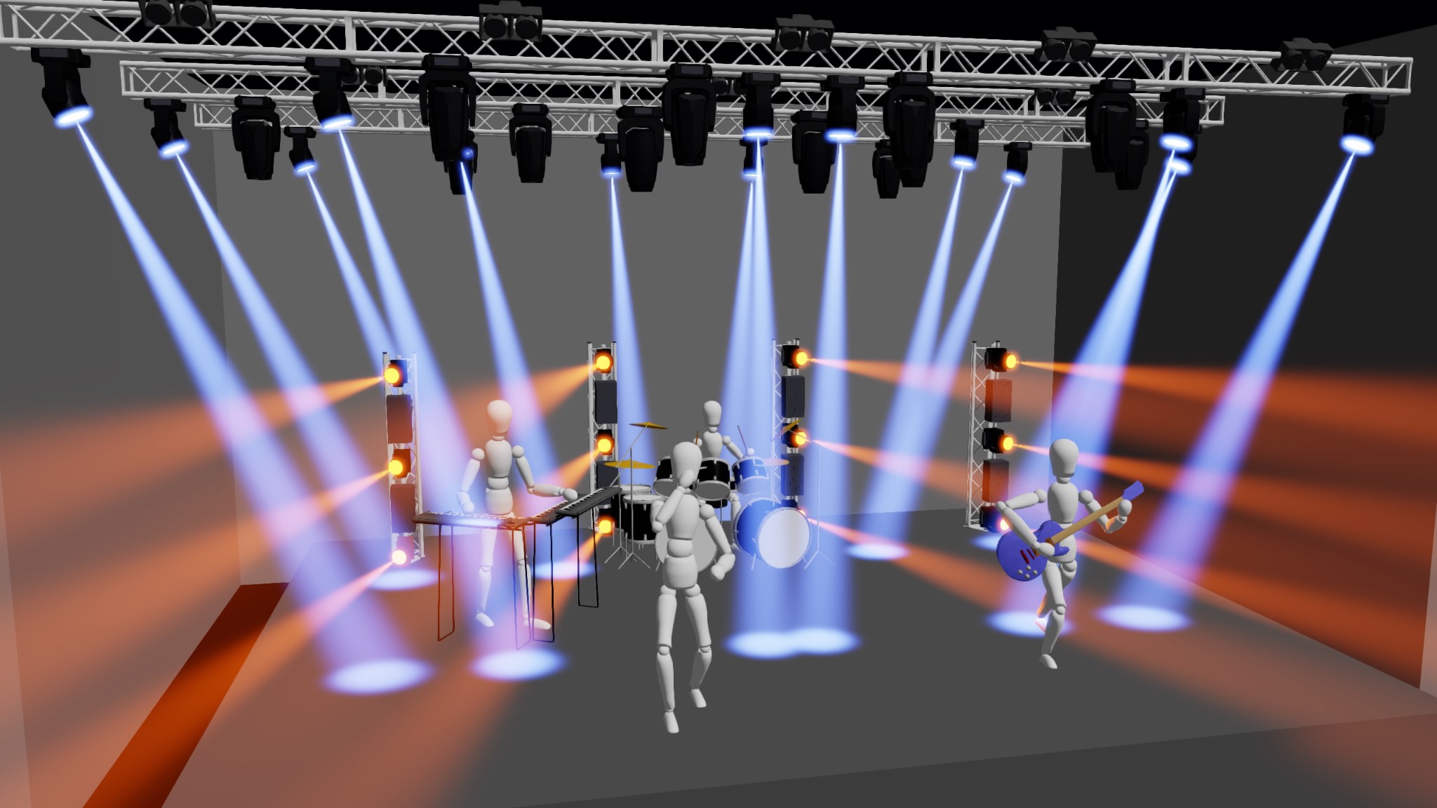 3D Stage Visualizer: Live DMX & MVR screenshot