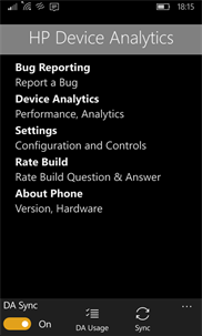 HP Analytics screenshot 1