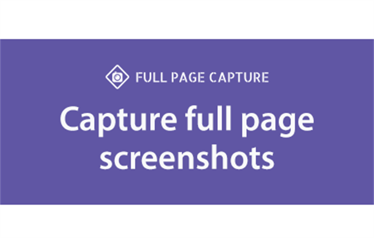 Full Page Screenshot