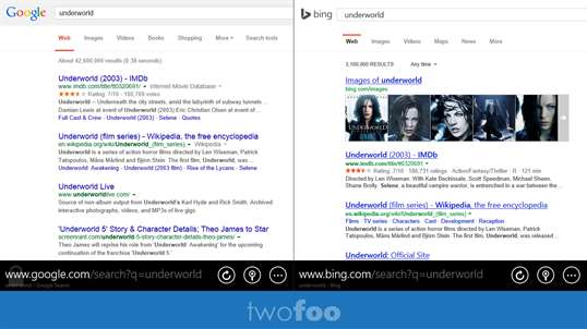 Twofoo Search screenshot 2