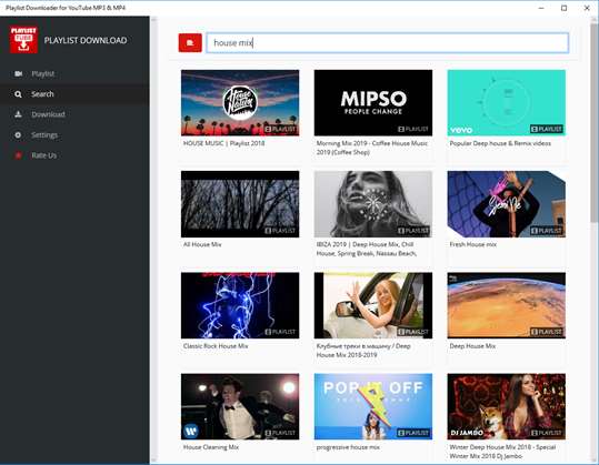 Playlist Downloader for YouTube MP3 & MP4 screenshot 1