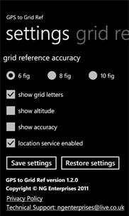 GPS to Grid Ref screenshot 2