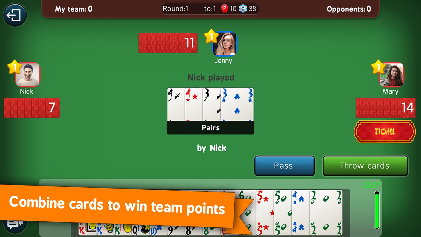 #1. Tichu by Zoo.gr (Windows) Podle: LazyLand LTD