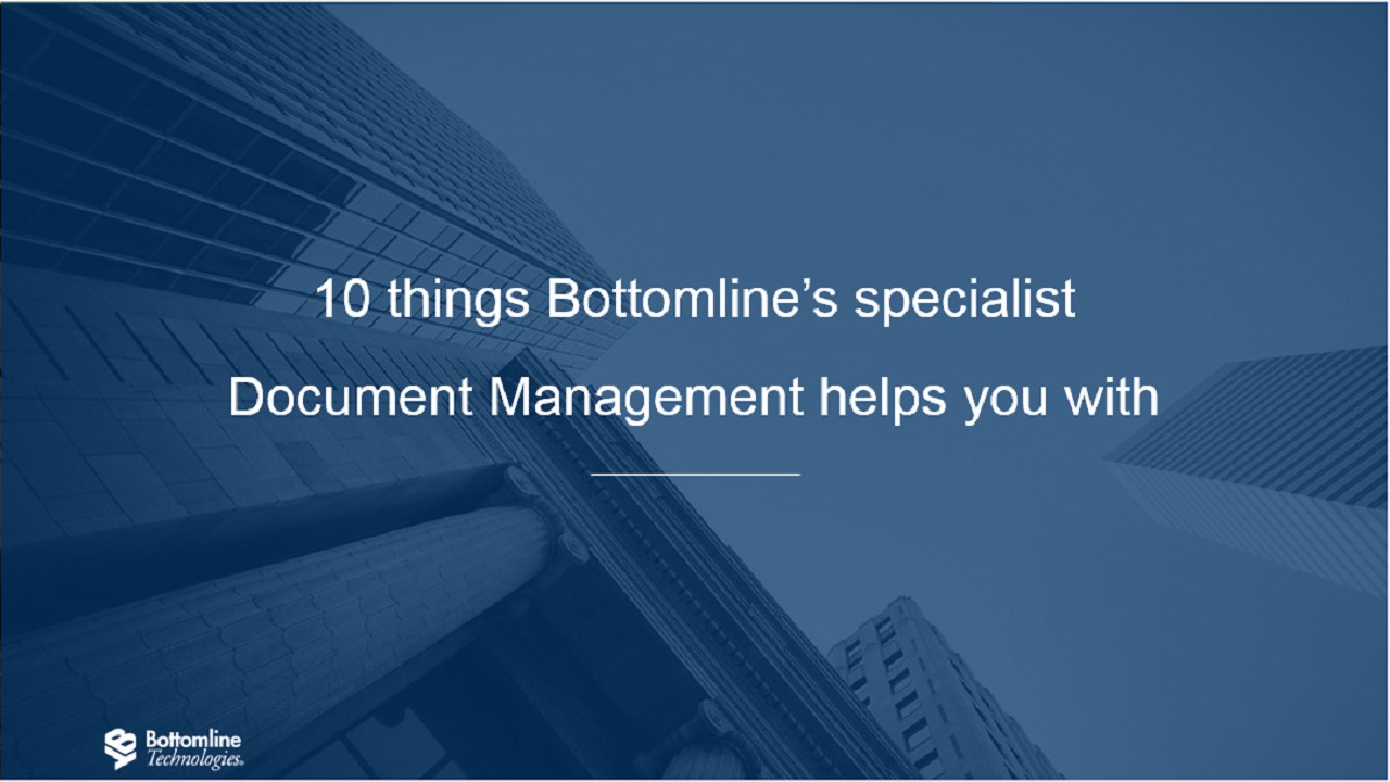 Snapshot 4 of Bottomline PrecisionForms Extended