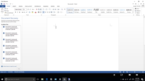Citrix Receiver Screenshot
