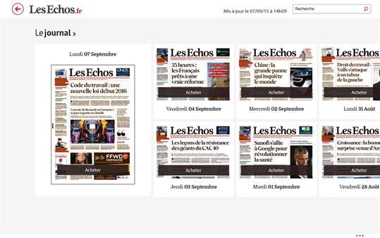 Les Echos screenshot 3