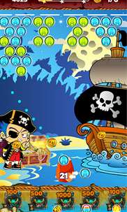Pirate Bubble Shooter - Sea Pirates screenshot 1