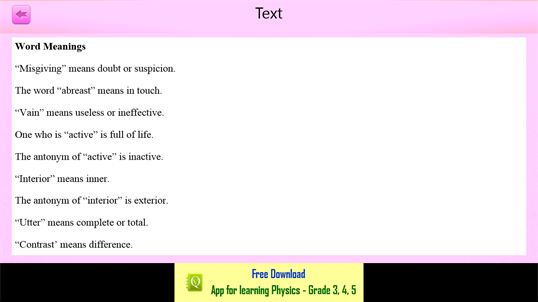 QVprep Lite Learn English Grade 4 screenshot 5