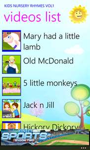 Kids Nursery Rhymes Vol1 screenshot 2