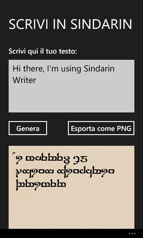 Captura de Pantalla 1 Sindarin Writer windows