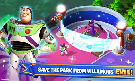 Screenshot: SAVE THE PARK FROM VILLAINOUS EVIL!
