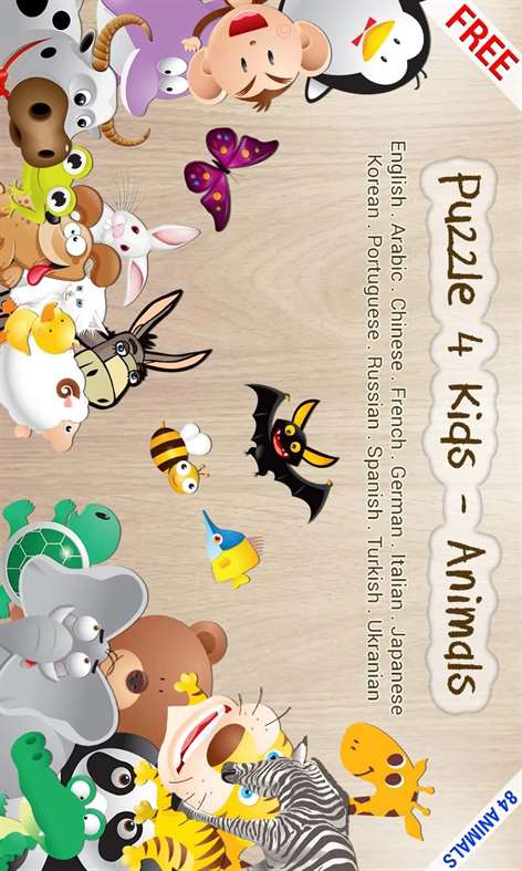 Animals Puzzle For Kids Screenshots 1